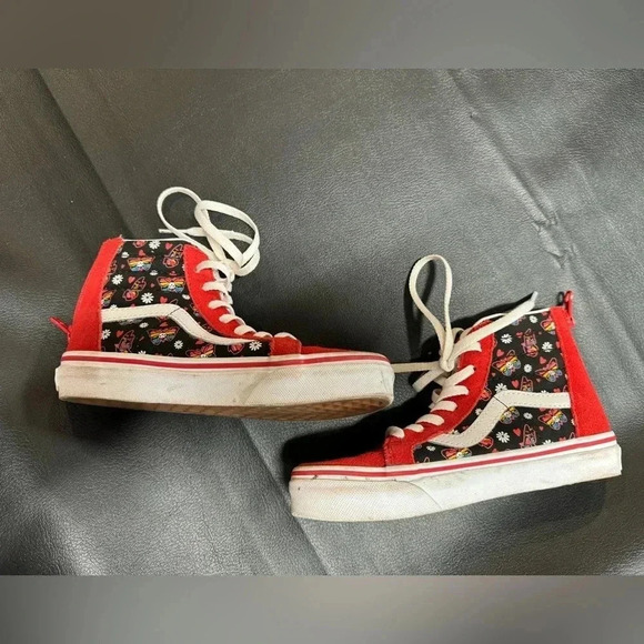 Vans Kids Sk8-Hi Zip Glow Butterfly SZ 13 - Picture 3 of 11